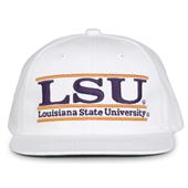 G230 The Game LSU Tigers White Retro Bar Throwback Cap