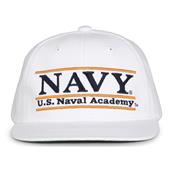 G230 The Game Navy Midshipmen White Retro Bar Throwback Cap