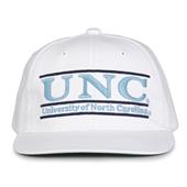 G230 The Game North Carolina Tar Heels White Retro Bar Throwback Cap