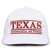 G230 The Game Texas Longhorns White Retro Bar Throwback Cap