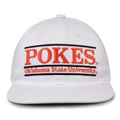 G230N The Game Oklahoma State Cowboys White Retro Bar Throwback Cap G230n