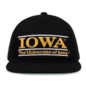 G235 The Game Iowa Hawkeyes Team Color Retro Bar Throwback Cap