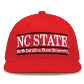 G235 The Game North Carolina State Wolfpack Team Color Retro Bar Throwback Cap