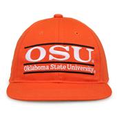 G235 The Game Oklahoma State Cowboys Team Color Retro Bar Throwback Cap