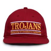 G235 The Game USC Trojans Team Color Retro Bar Throwback Cap