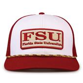 G452R The Game Florida State Seminoles Rope Trucker With Bar Patch Cap G452r