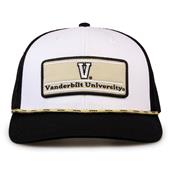 G452R The Game Vanderbilt Commodores Rope Trucker With Bar Patch Cap G452r