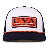 G452R The Game Virginia Cavaliers Rope Trucker With Bar Patch Cap G452r