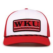 G452R The Game Western Kentucky Hilltoppers Rope Trucker With Bar Patch Cap G452r