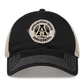 G880 The Game Appalachian State Mountaineers Soft Mesh Trucker With Frayed Patch Cap