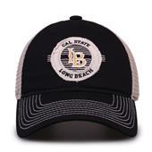 G880 The Game Cal State Long Beach 49ers Soft Mesh Trucker With Frayed Patch Cap