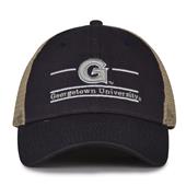 G180 The Game Georgetown Hoyas Relaxed Trucker Mesh Split Bar Cap