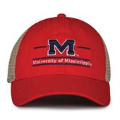 G180 The Game Mississippi Rebels Relaxed Trucker Mesh Split Bar Cap