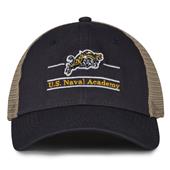 G180 The Game Navy Midshipmen Relaxed Trucker Mesh Split Bar Cap