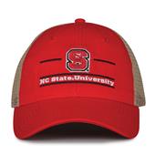 G180 The Game North Carolina State Wolfpack Relaxed Trucker Mesh Split Bar Cap