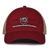 G180 The Game South Carolina Gamecocks Relaxed Trucker Mesh Split Bar Cap