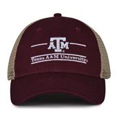 G180 The Game Texas A&M Aggies Relaxed Trucker Mesh Split Bar Cap