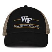 G180 The Game Wake Forest Demon Deacons Relaxed Trucker Mesh Split Bar Cap