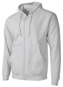 Mid-Weight Full Zip Hoodie, 2-Pockets Hooded, Athletic Fleece Sweatshirt, Adult & Youth