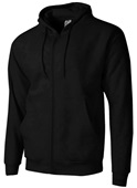 Mid-Weight Full Zip Hoodie, 2-Pockets Hooded, Athletic Fleece Sweatshirt, Adult & Youth