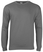 Mid-Weight Crewneck Pullover, Ribbed Crewneck,Cuffs & Hem, Adult & Youth (no pockets) CHARCOAL HEATHER Primary