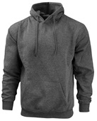 Mid-Weight Pullover Crew Hoodie Sweatshirt, Kangaroo Pocket "W/Media-Pass-Thru" Adult/Youth