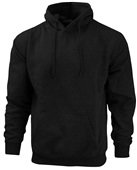 Mid-Weight Pullover Crew Hoodie Sweatshirt, Kangaroo Pocket "W/Media-Pass-Thru" Adult/Youth