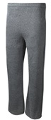 Mid-Weight Fleece Sweatpants, Relaxed Fit/ Straight Leg/ Open Hem, Side Seam Pockets, Adult/Youth