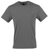 Primease Unisex Signature Tee Cotton Blend 60/40 P4404 CHARCOAL Primary