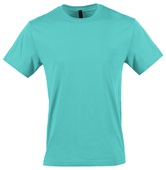 Primease Unisex Signature Tee Cotton Blend 60/40 P4404 TURQUOISE Primary