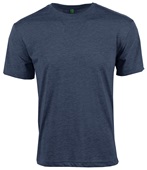 Primease Sequoia Recycled Tri-Blend Tee P4406 NAVY HEATHER Primary