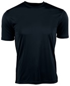 Zorrel Denali Womens Recycled Training Tee Z4408 BLACK Primary