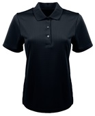 Zorrel Paseo Womens Dot Stripe Jaquard Polo Z7336