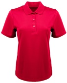 Zorrel Paseo Womens Dot Stripe Jaquard Polo Z7336