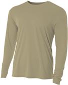 A4 Cooling Performance Youth Long Sleeve Crew