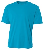 A4 Youth Cooling Performance Crew T-Shirts ELECTRIC BLUE Primary