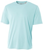 A4 Youth Cooling Performance Crew T-Shirts PASTEL BLUE Primary