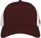 The Game Diamond Mesh Stretch Trucker Cap (Maroon,Cardinal,Forest)