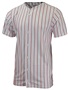 WHITE/SCARLET PINSTRIPE