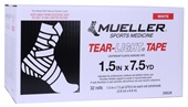 Mueller Tear-Light Tape (Case-16, 24 or 32 rolls) Black or White