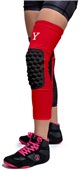 Yes! Athletics Knee Pads Compression Sleeve for Women and Youth Girls