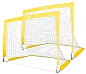 4'x3' Portable Soccer Goals for Kids - Set of 2 Pop Up