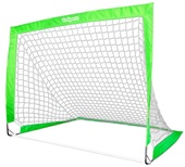 GoSports Team Tone 4ft x 3ft or 6ft x 4ft Portable Soccer Goal for Kids - Pop Up Net for Backyard