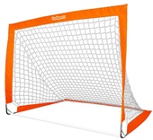 GoSports Team Tone 4ft x 3ft or 6ft x 4ft Portable Soccer Goal for Kids - Pop Up Net for Backyard