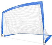 GoSports Team Tone 4ft x 3ft or 6ft x 4ft Portable Soccer Goal for Kids - Pop Up Net for Backyard