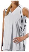Sleeveless Muscle Game Jersey, Womens "WXL,WL,WM" (Forest or White) Cooling