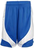 A4 Girl's Moisture Management Color Block Short CO A4 Girl's Moisture Management Color Block Short CO