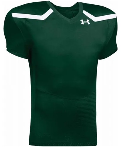 Under Armour Adult 2-Color Football Jersey-BK,Forest
