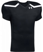 Under Armour Adult Vortex Football Jersey (BK,Forest,Cardinal.Maroon,Navy,Orange,Purple,Royal,Red,Wt BLACK/WHITE Primary