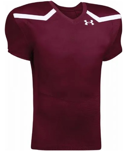 Under Armour Adult 2-Color Football Jersey-BK,Forest